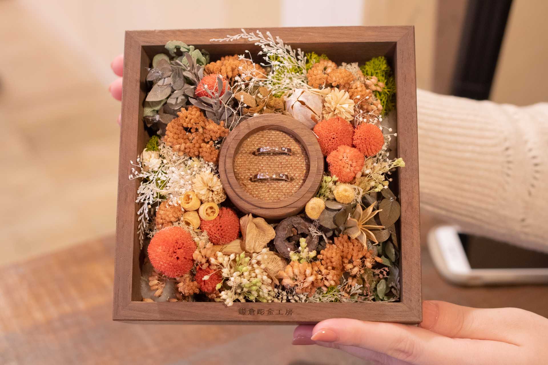 2 結婚指輪を鎌倉で作ってきました